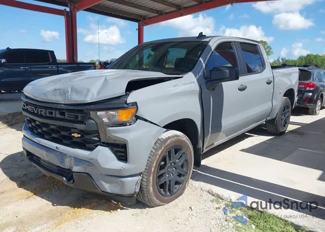2024 Chevrolet Silverado K1500 Custom from USA, damaged, VIN 3GCPDBEK7RG206000